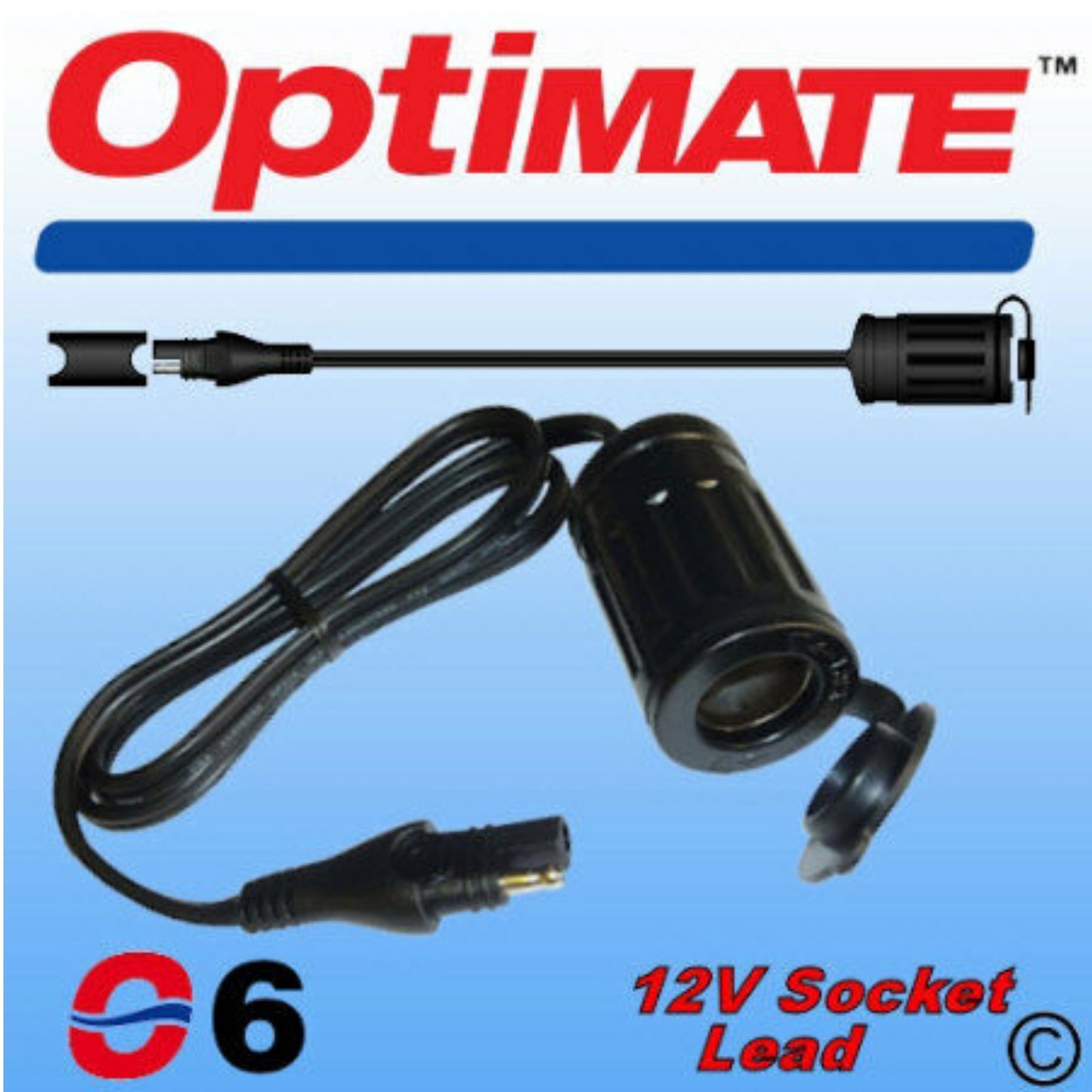 OptiMate SAE Cig Lighter Socket Lead