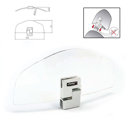 Universal Puig Clip On Screen Deflector 1 Clear