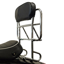 Royal Alloy 125 4T GP 125 i AC / SCOMADI TT 125 Rear Backrest and Carrier Chrome