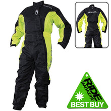 Richa Typhoon 1 Piece Rainsuit Black Flo Yellow