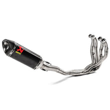 Kawasaki ZX-6R 2009-2012 Akrapovic Carbon Silencer Complete Stainless 4-2-1 System