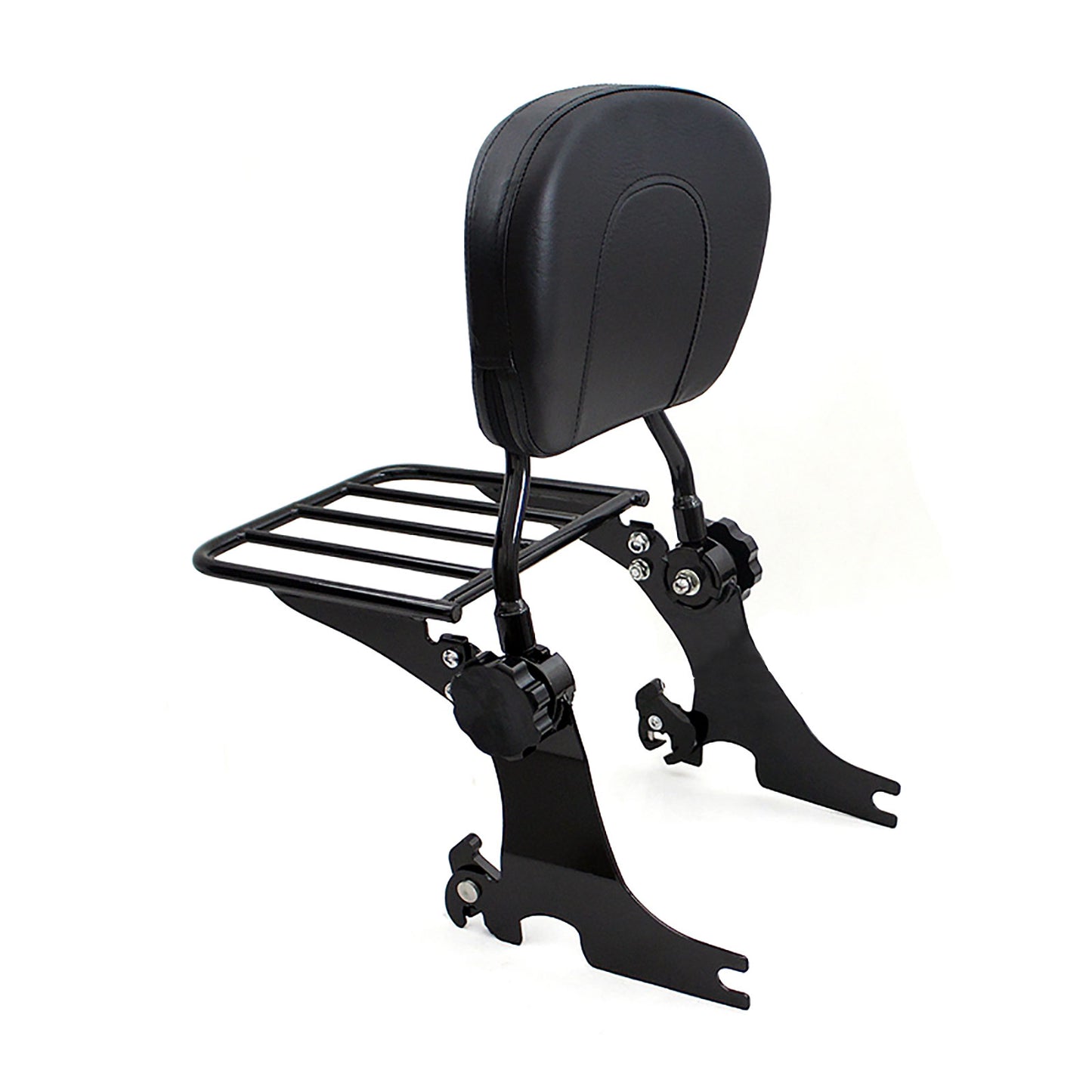 Dyna Sissy Bar and Backrest Black
