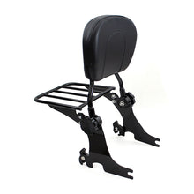 Dyna Sissy Bar and Backrest Black