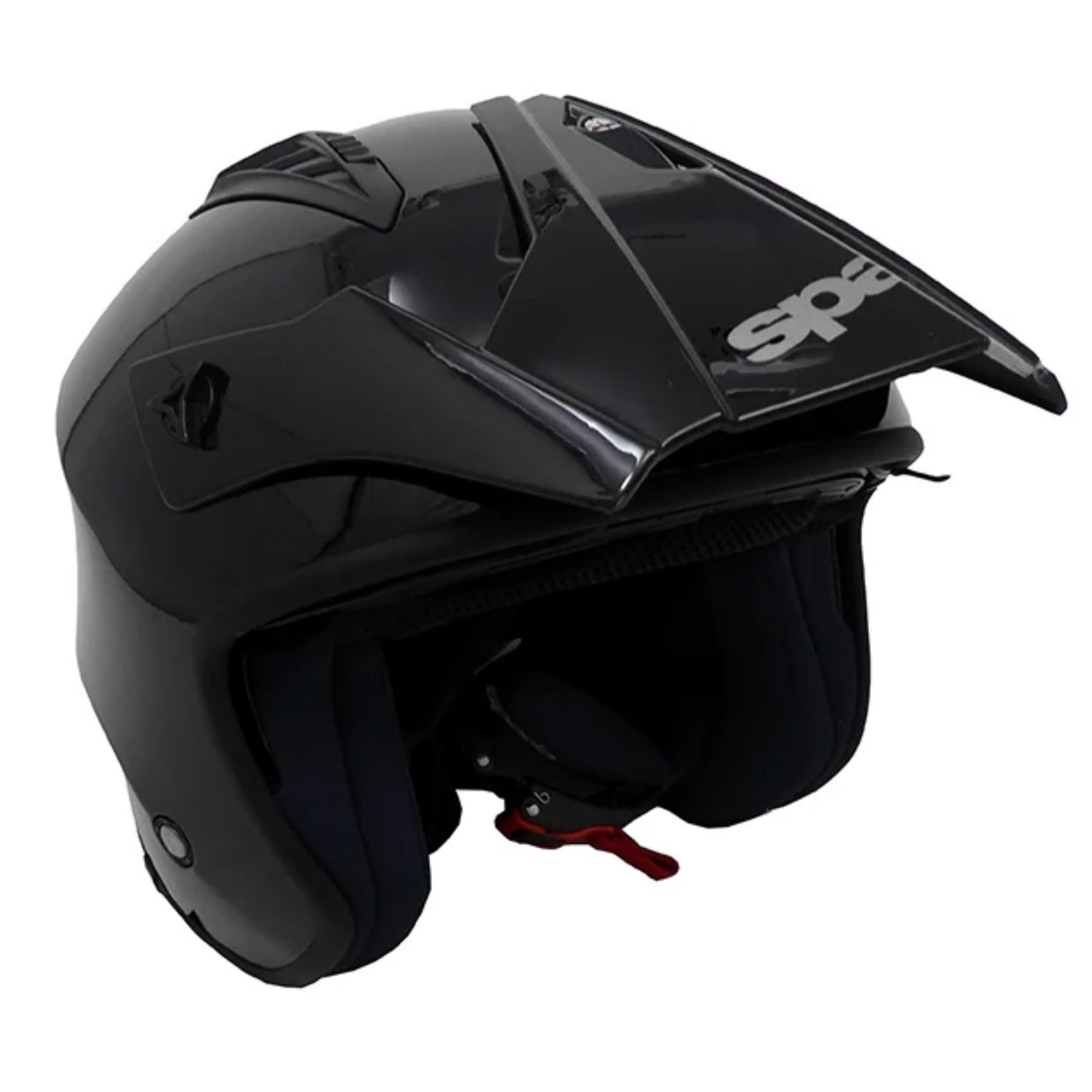 Spada Rock Black Open Face Helmet