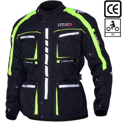 Tuzo Dakar II AA Comfort Jacket Black Fluorescent
