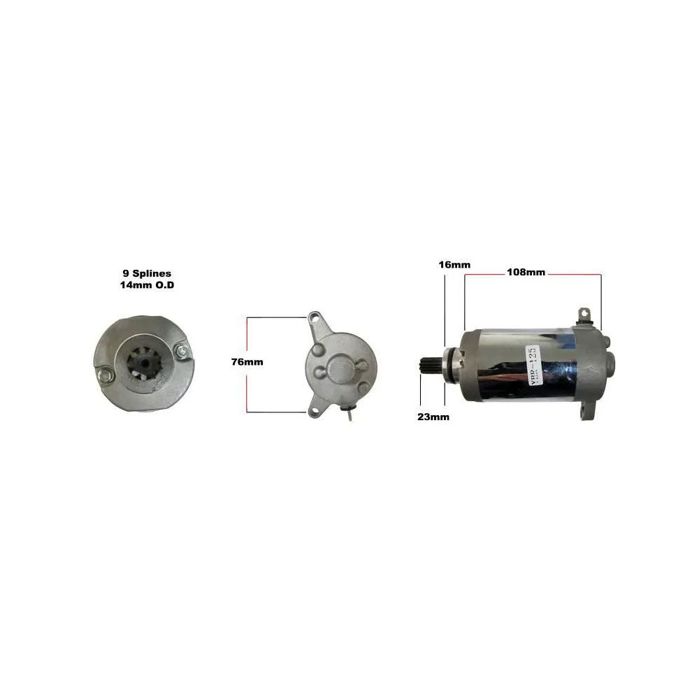 Yamaha YBR 125 Starter Motor