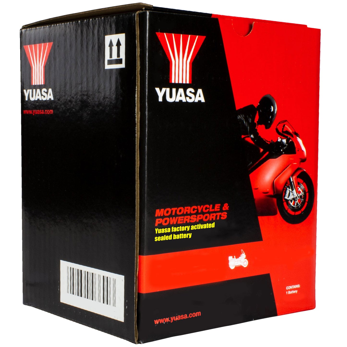 YUASA YTX14 12V Factory Activated VRLA Motorcycle Battery YTX14-BS