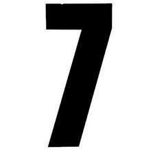 MX Racing Number Black No 7 8in 10pk