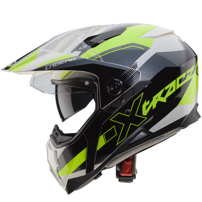 Caberg X-Trace Spark Matt Black Anthracite Yellow Dual Sport Helmet