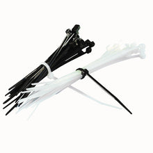 200mmx4.8mm Cable Ties White 100pk