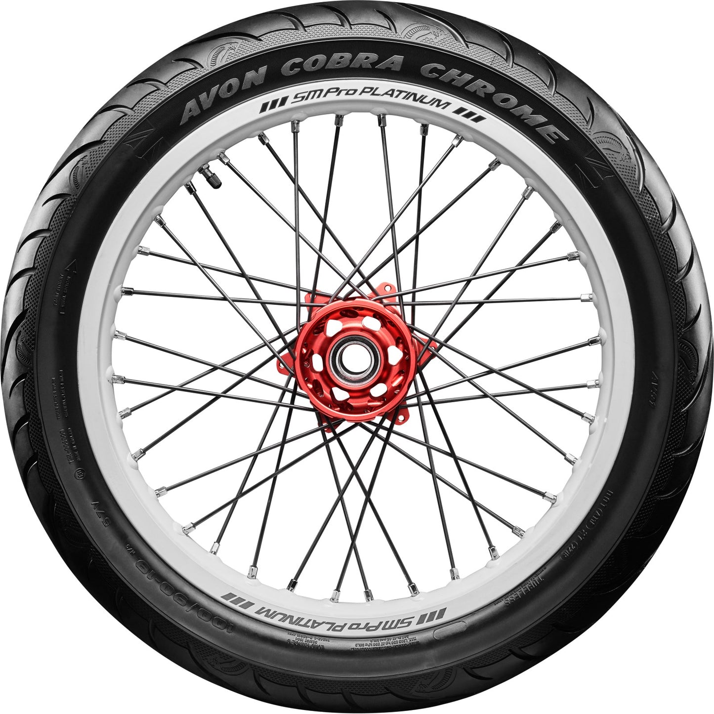 130/70R18 63H TL Avon Cobra Chrome AV91 Front Tyre