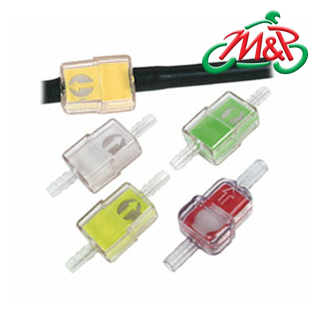 7mm In-Line Clear Fuel Filter Square