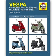 4898 Vespa GTS125/250 Haynes Manual