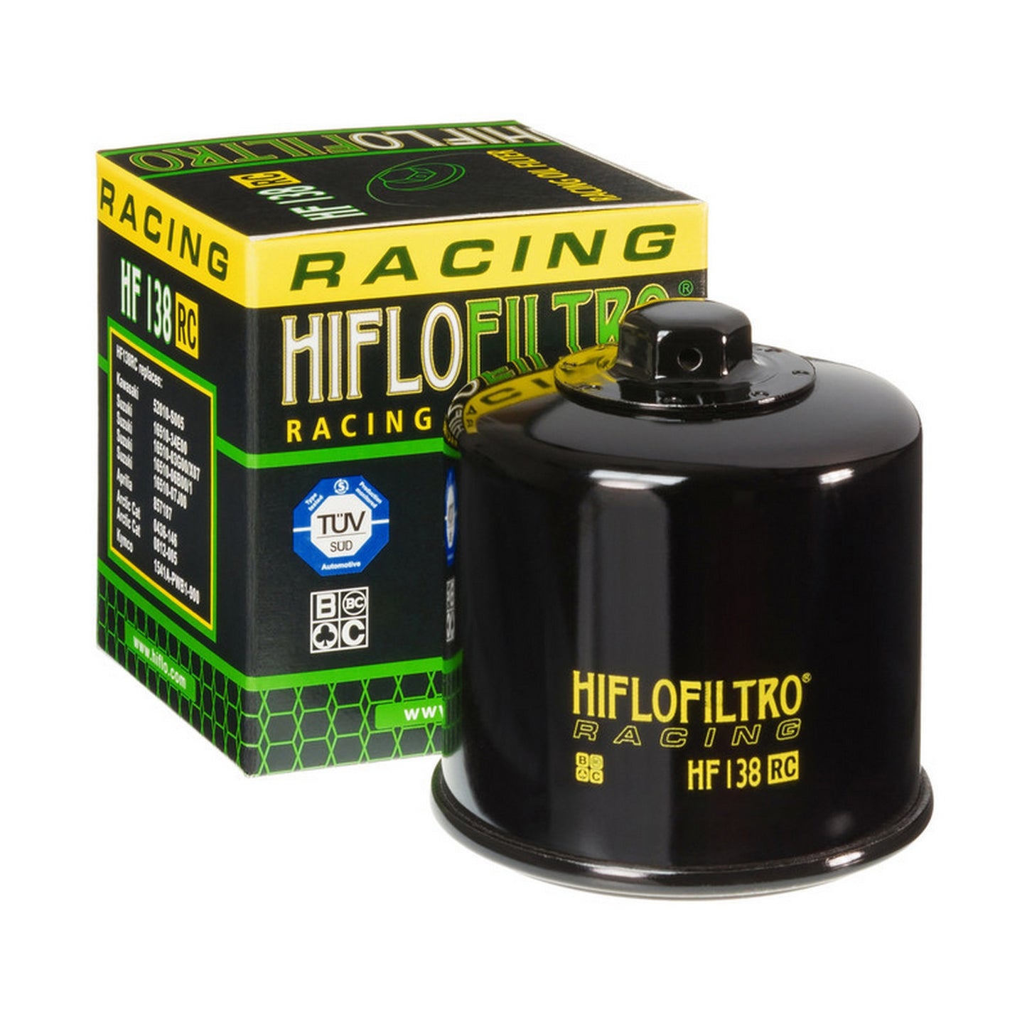 HF138RC Racing Oil Filter Cannister Black