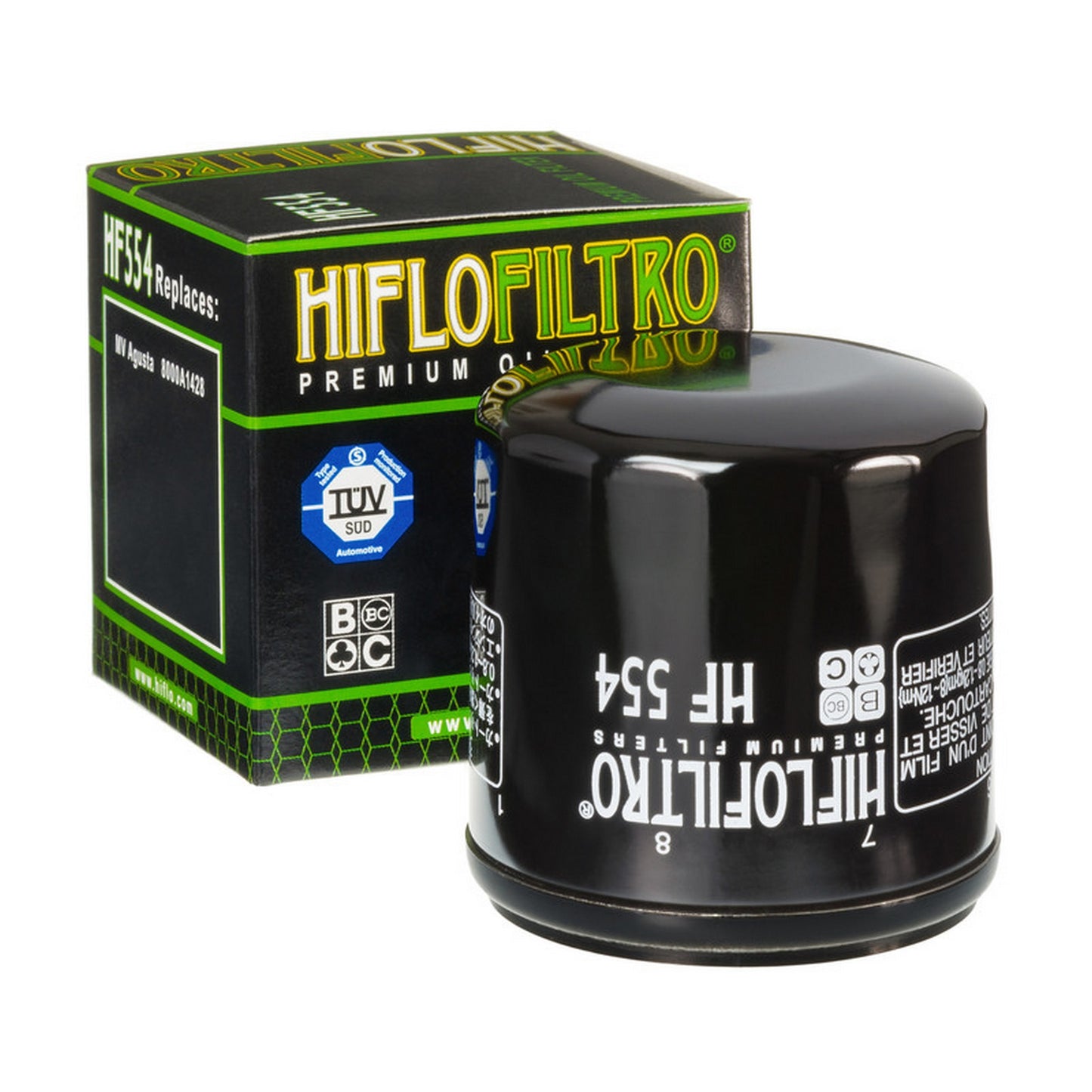 HF554 Oil Filter Cannister Black