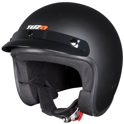 Tuzo Jet Open Face Motorcycle Helmet