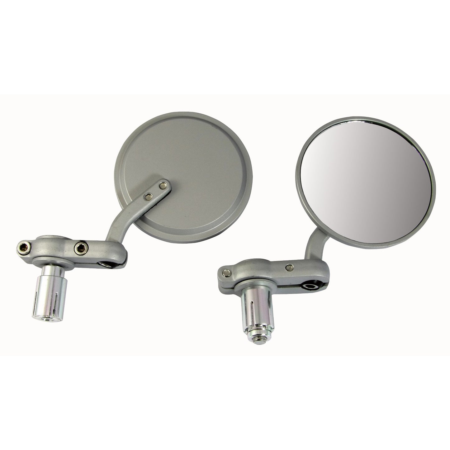 Mini Bar End Mirrors Silver