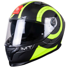 MT Braker SV Inox A3 Matt Black Yellow Full Face Helmet