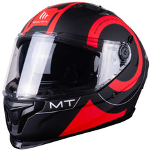 MT Braker SV Inox A5 Matt Black Red Full Face Helmet