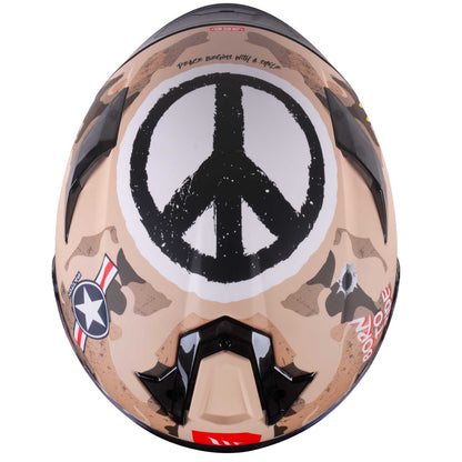 MT Targo S Patton A2 Matt Sand Camo Full Face Helmet