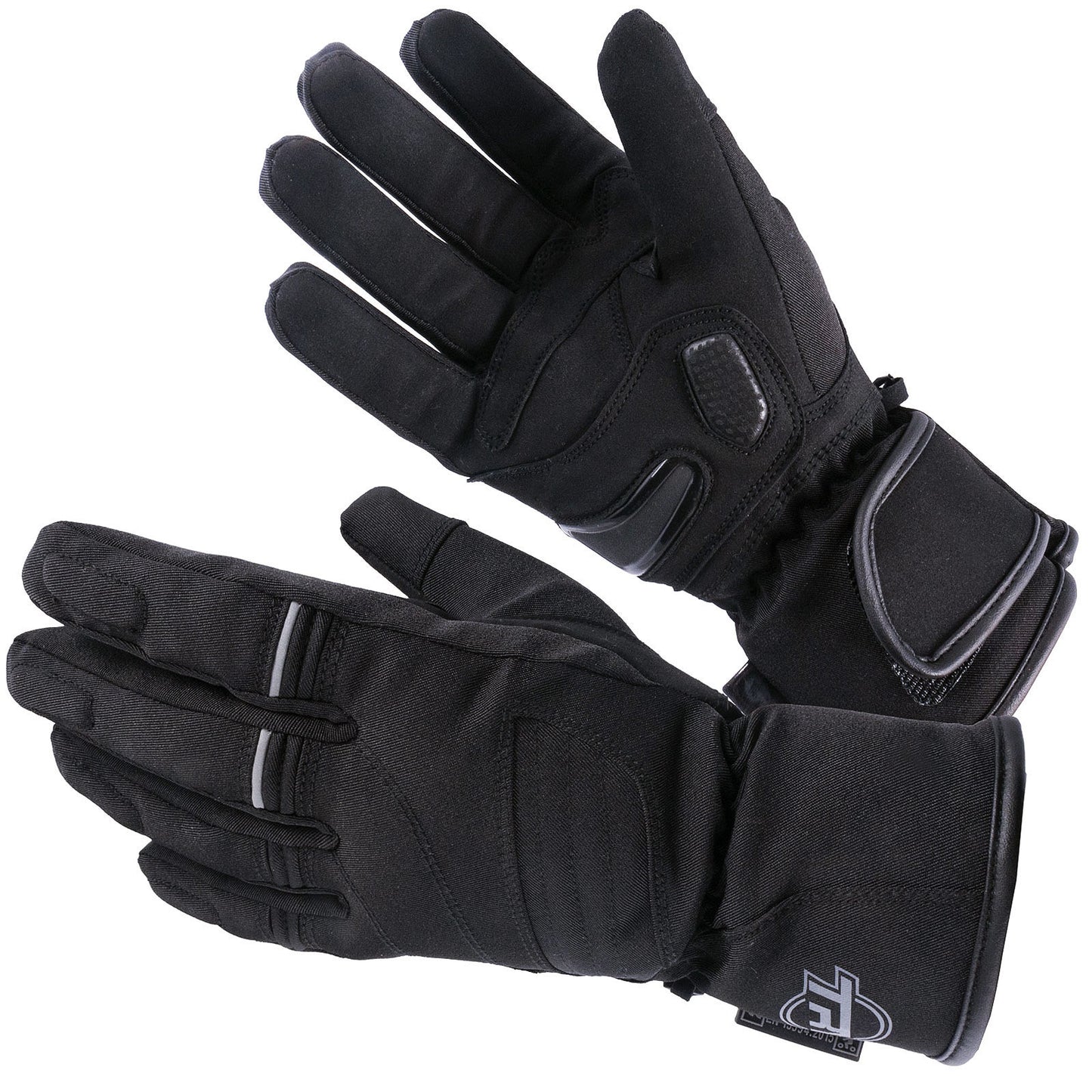 Tech 7 Fargo Waterproof Lined Textile Gloves Black