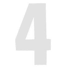 7in No4 White Adhesive Number