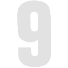 6in No6/9 White Adhesive Number